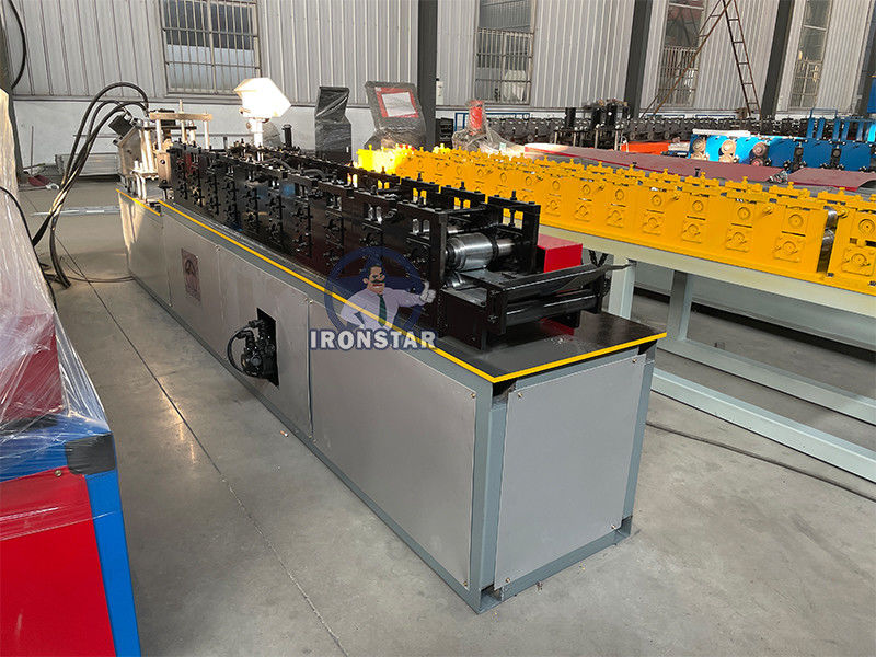 Punching holes omega profile roll forming machine for US Omega profile roll forming machine Top hat roll forming machine