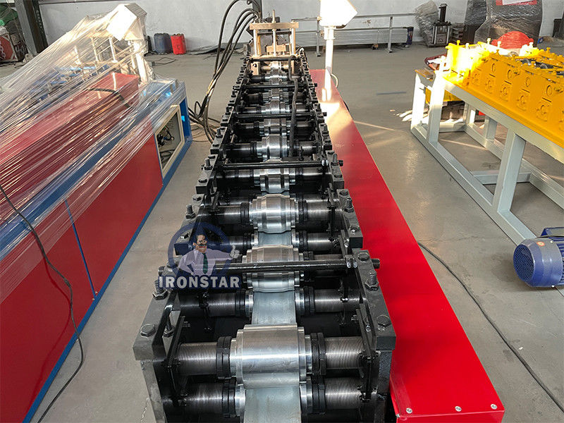 Punching holes omega profile roll forming machine for US Omega profile roll forming machine Top hat roll forming machine