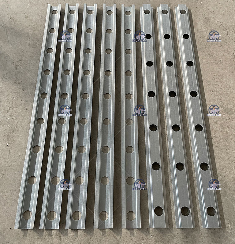 Punching holes omega profile roll forming machine for US Omega profile roll forming machine Top hat roll forming machine