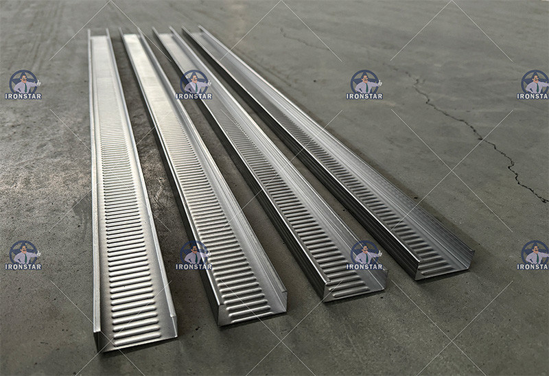 Fully Automatic C Stud And U Track Roll Forming Machine Drywall Light Steel Keel Making C Stud U Track Drywall Roll Forming Machine Machine For Philippines Partition Ceiling Construction