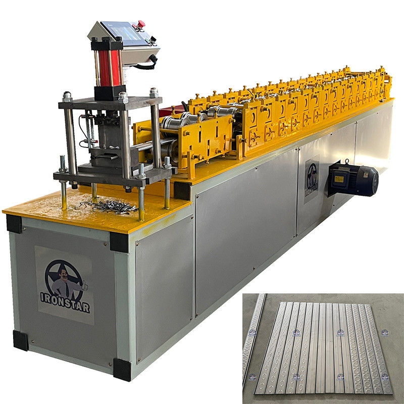 68mm rolling shutter door roll forming machine for Colombia rolling shutter strip making machine