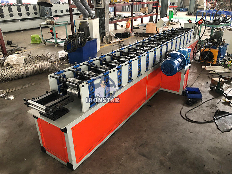 M shape channel roll forming machine in Korea M type roll forming machine