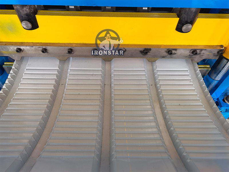 TR4 crimping roof sheet roll forming machine in Peru Crimping machine | curving machine | automatic Horizontal crimp