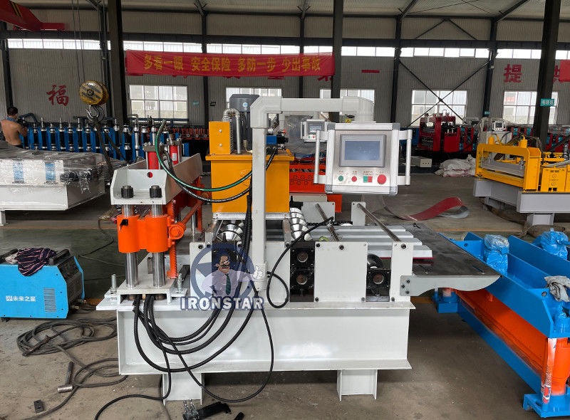 Automatic curved roof sheet roll forming machine