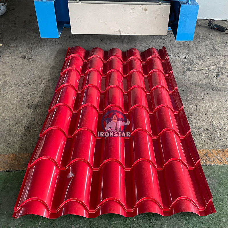 4 rib TR4 trapezoidal and 5 rib big bamboo tile double layer roll forming machine for bolivia