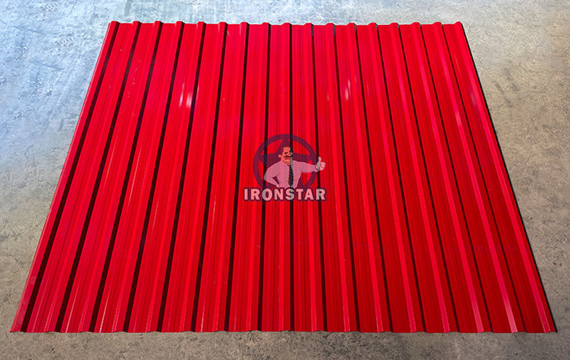 C18 Trapezoidal roofing sheet roll forming machine for Azerbaijan
