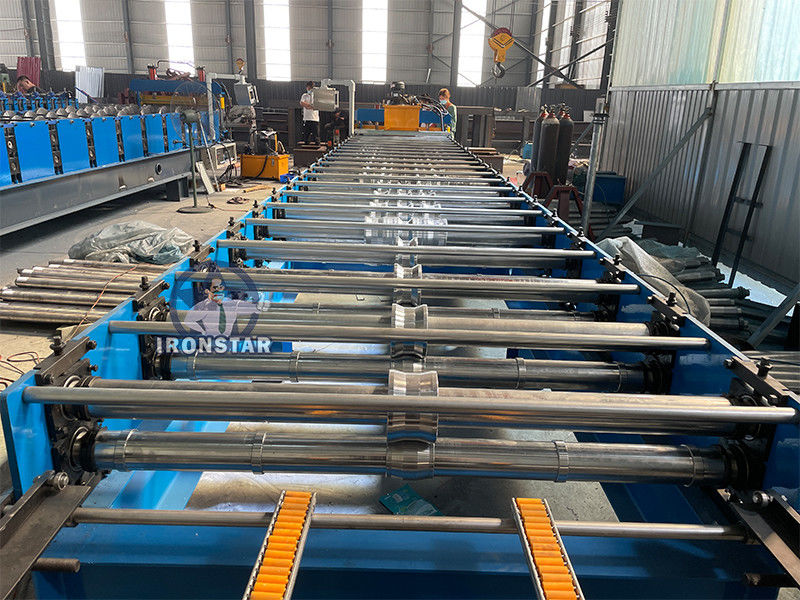 C18 Trapezoidal roofing sheet roll forming machine for Azerbaijan