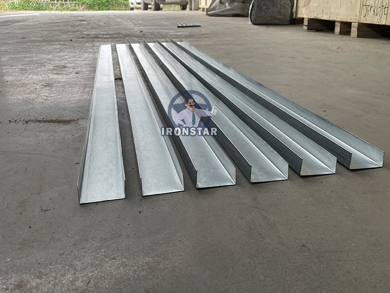 “Double U Channel Two In One Roll Forming Machine US Standard PLC Control High Speed U Shape Steel Keel Cold Roll Form Equipment For Construction”