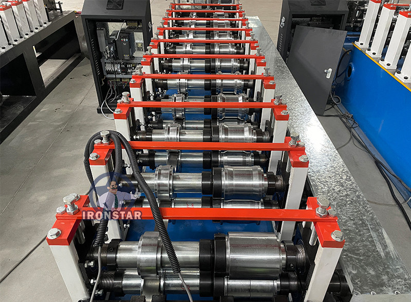 “Double U Channel Two In One Roll Forming Machine US Standard PLC Control High Speed U Shape Steel Keel Cold Roll Form Equipment For Construction”