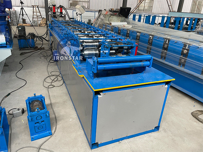 2 in 1 shutter door forming line for Ecuador Punching hole shutter door forming line | rolling shutter machine | shutter slat machine 2 in 1 rolling shutter machine