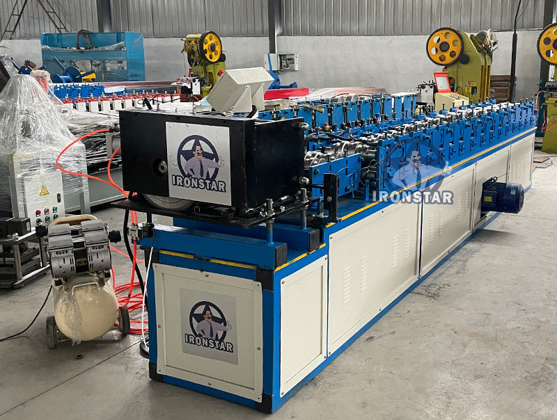 Punching hole shutter door forming line for Saudi Arabia
