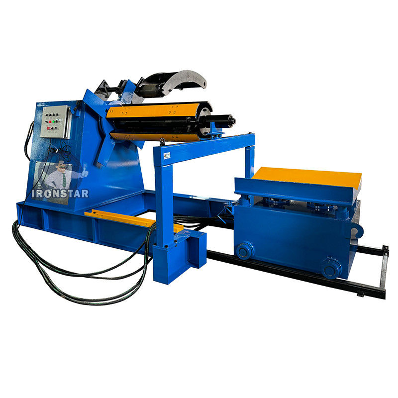 10 ton auto hydraulic decoiler with car