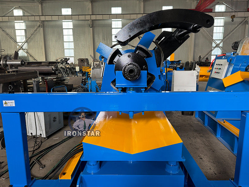 10 ton auto hydraulic decoiler with car