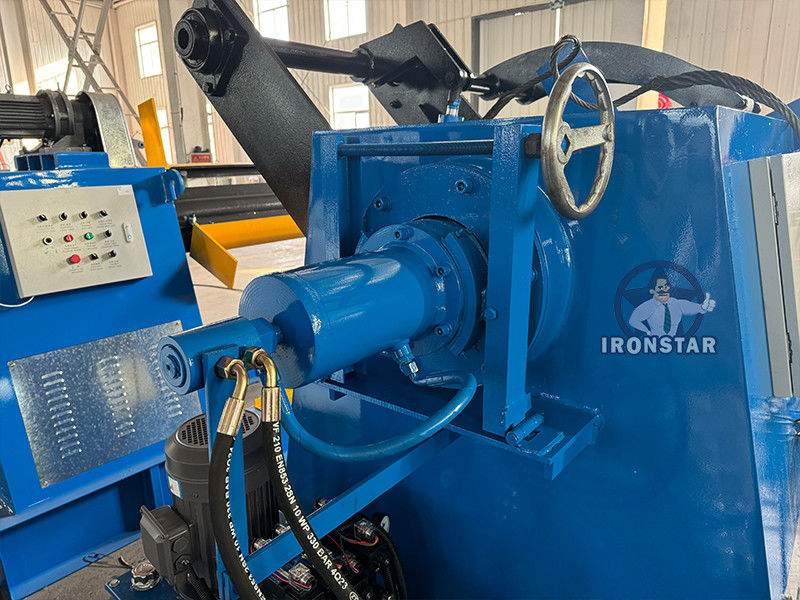 10 ton auto hydraulic decoiler with car