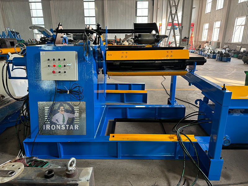 10 ton auto hydraulic decoiler with car