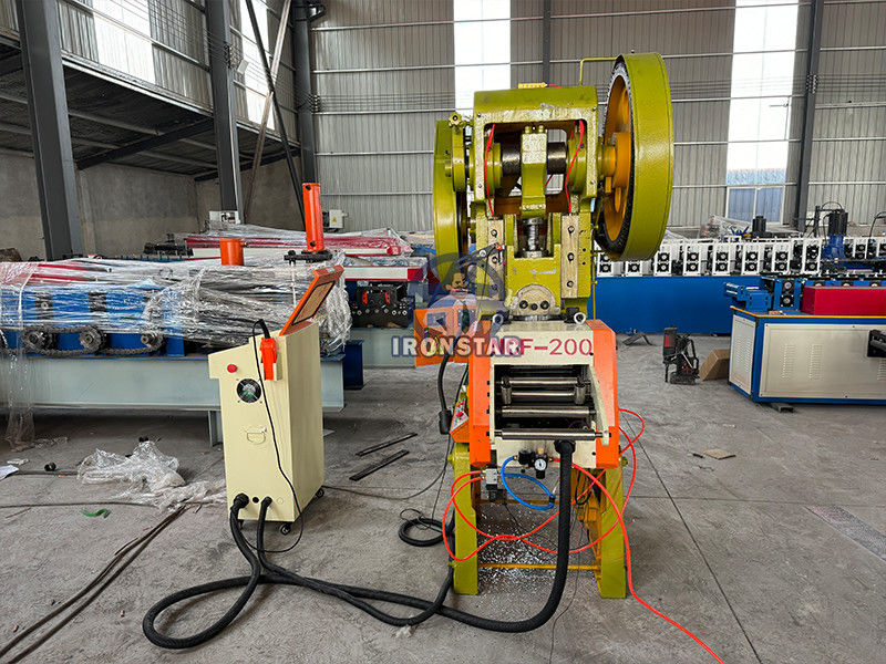25ton Puncher roll forming machine tile making machinery work manual