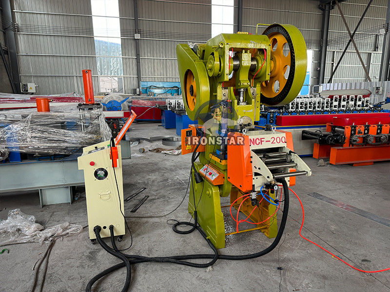 25ton Puncher roll forming machine tile making machinery work manual
