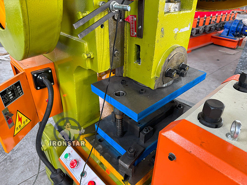 25ton Puncher roll forming machine tile making machinery work manual
