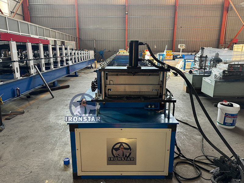 “Ironstar North America Standard Portable KR18 KR24 Snap Lock Standing Seam Roll Forming Machine PLC Controlled”