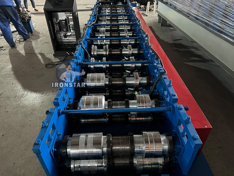 “Ironstar Albania Popular CD UD CW UW Combined Roll Forming Machine Automatic Metal Stud and Track Forming Equipment Drywall C U Channel Profile Production Line Gypsum Drywall Making Machinery”