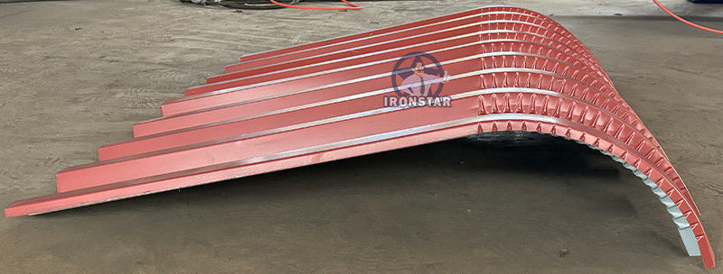 IBR Crimping roof sheet roll forming machine working video in South Africa automatic Horizontal crimp machine Raw material: PPGI