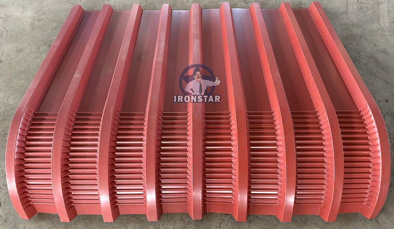 IBR Crimping roof sheet roll forming machine working video in South Africa automatic Horizontal crimp machine Raw material: PPGI