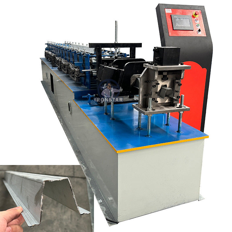 Omega profile roll forming machine Raw material: Galvanized steel Export port: Tianjin port