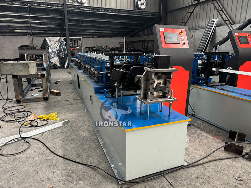 Omega profile roll forming machine Raw material: Galvanized steel Export port: Tianjin port