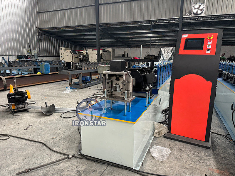 Omega profile roll forming machine Raw material: Galvanized steel Export port: Tianjin port