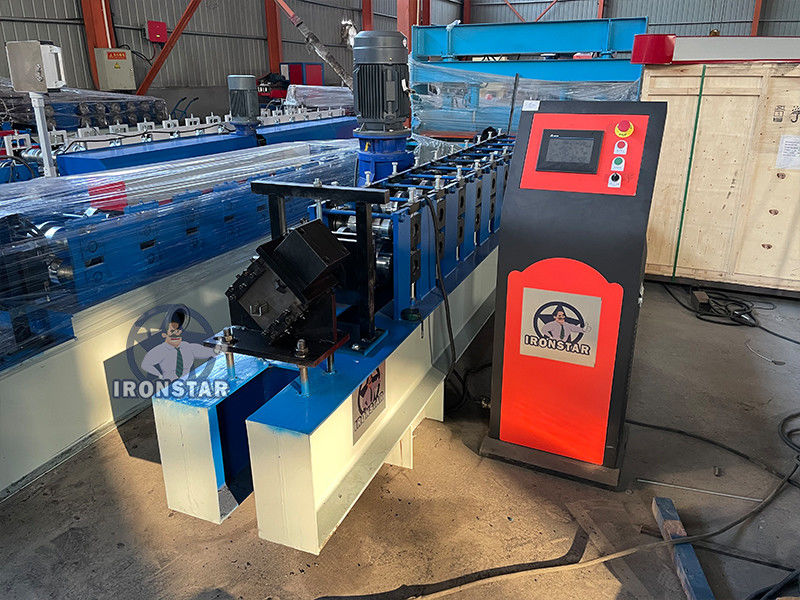 35*15mm and 35*30mm 10 Ga 2 sizes in 1 U purlin roll forming machine in America