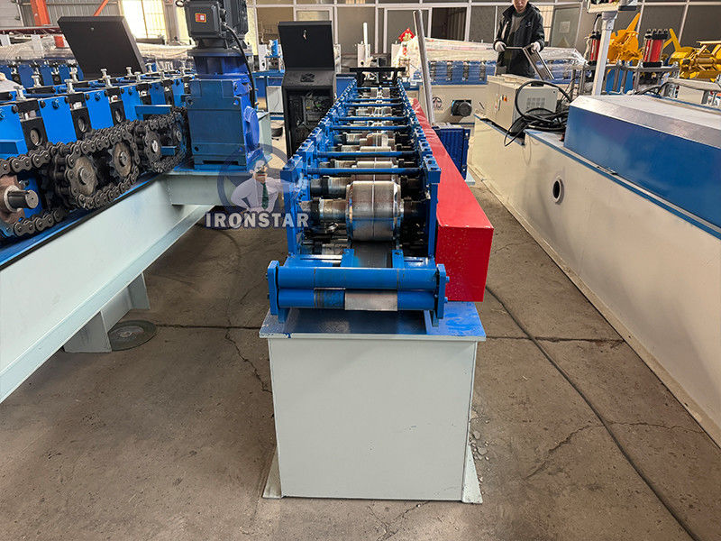 1.5 2.5 4 inch 20 GA 3 sizes in 1 C channel roll forming machine in America