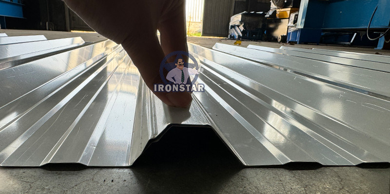 “Ironstar Double Deck Machine 6 Rib and 6 Rib Trapezoidal Roofing Sheet 2 Layer Roll Forming Machine Fully Automatic High Efficiency Cold Roll Forming Equipment Roof Panel Production Line for America”