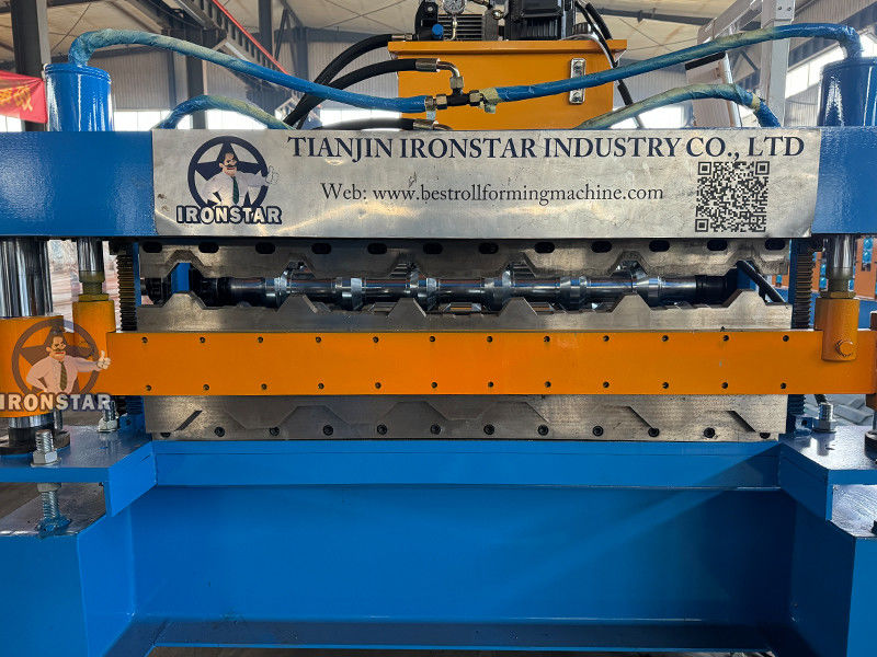 6 rib and 6 rib trapezoidal sheet double layer roll forming machine in America Double layer roll forming machine | double deck machine | 2 layer roll forming machine