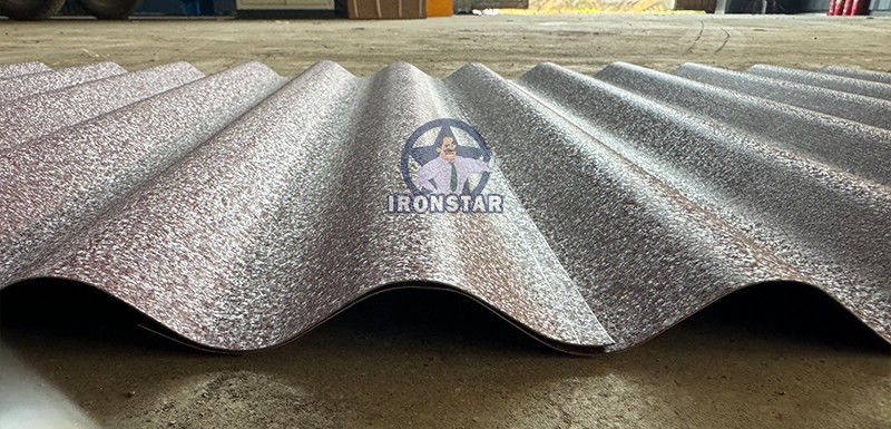 8 rib trapezoidal and corrugated double layer roll forming machine in America