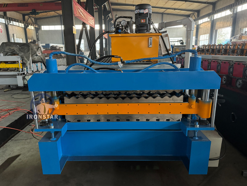 “Double Layer Roll Forming Machine 5 Rib and 6 Rib Trapezoidal Sheet CE Certified European Standard Automatic Roof Sheet Making Machine for Hungary Metal Roofing Production Line ”