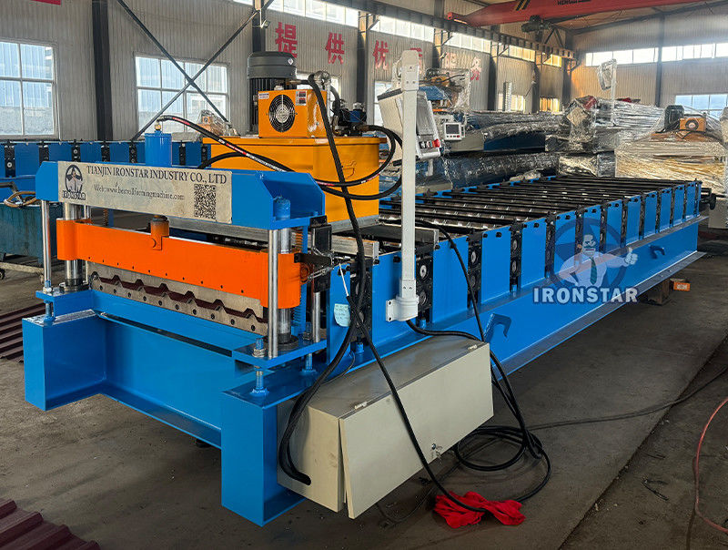 7 rib trapezoidal roofing sheet roll forming machine metal roof machine metal roof roll forming machine pbu panel roll forming machine