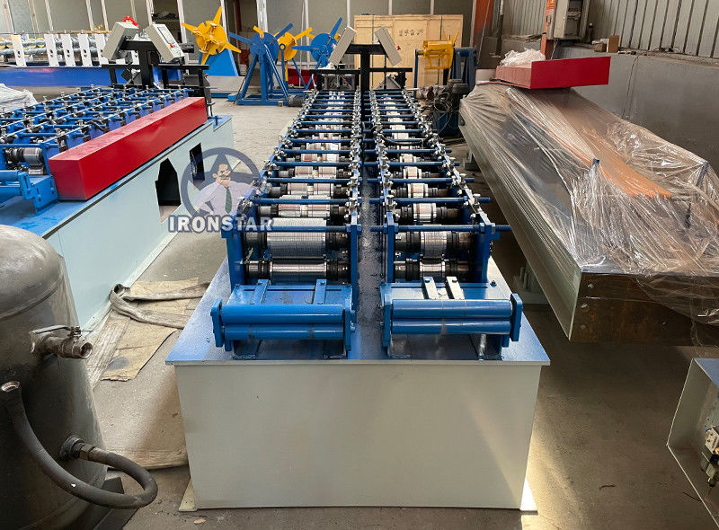 50 75mm C stud and 40mm U channel 2 in 1 roll forming machine in ethopia