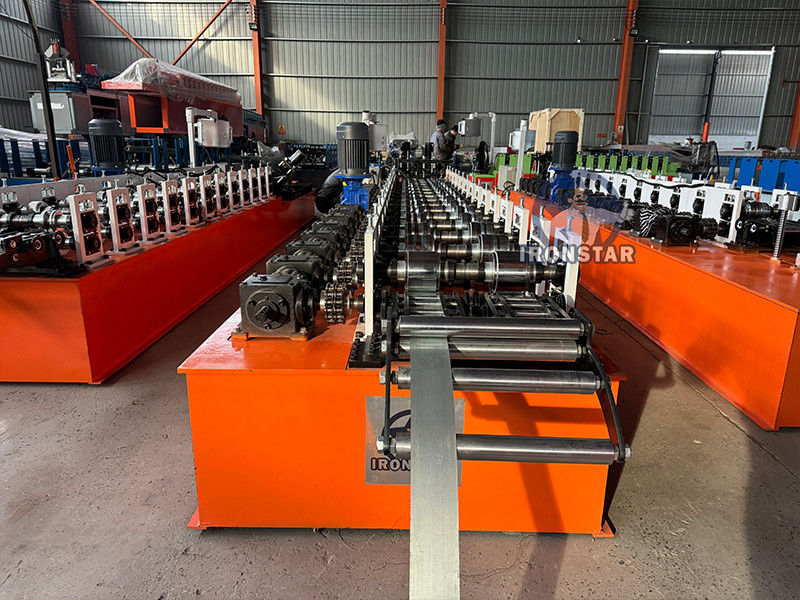 Automatic shadow wall angle 2 in 1 roll forming machine in UAE Angle and U stud 2 in 1 roll forming machine c channel roll forming machine C stud roll forming machine
