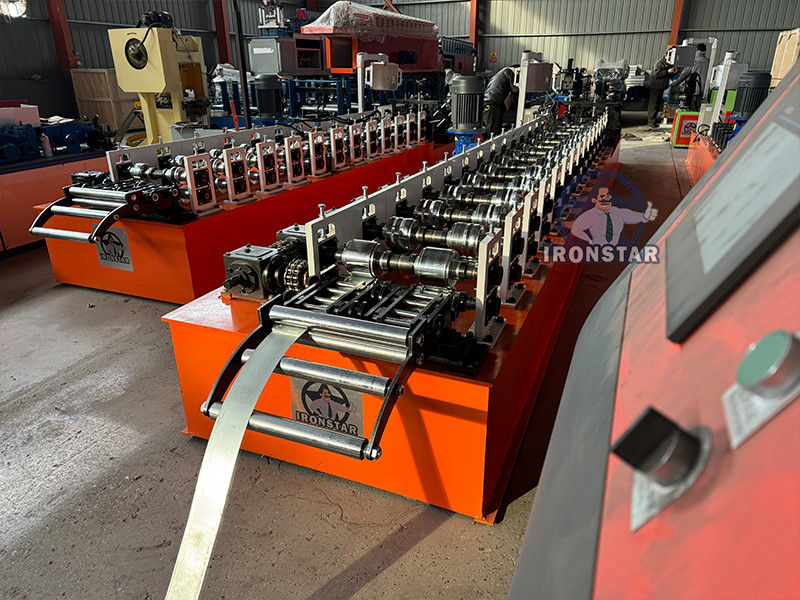 Automatic shadow wall angle 2 in 1 roll forming machine in UAE Angle and U stud 2 in 1 roll forming machine c channel roll forming machine C stud roll forming machine