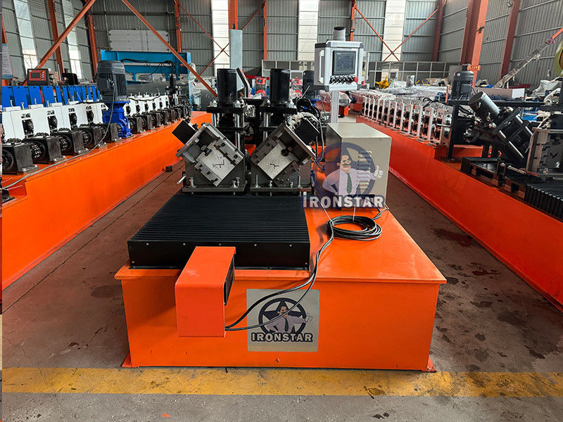 Automatic shadow wall angle 2 in 1 roll forming machine in UAE Angle and U stud 2 in 1 roll forming machine c channel roll forming machine C stud roll forming machine