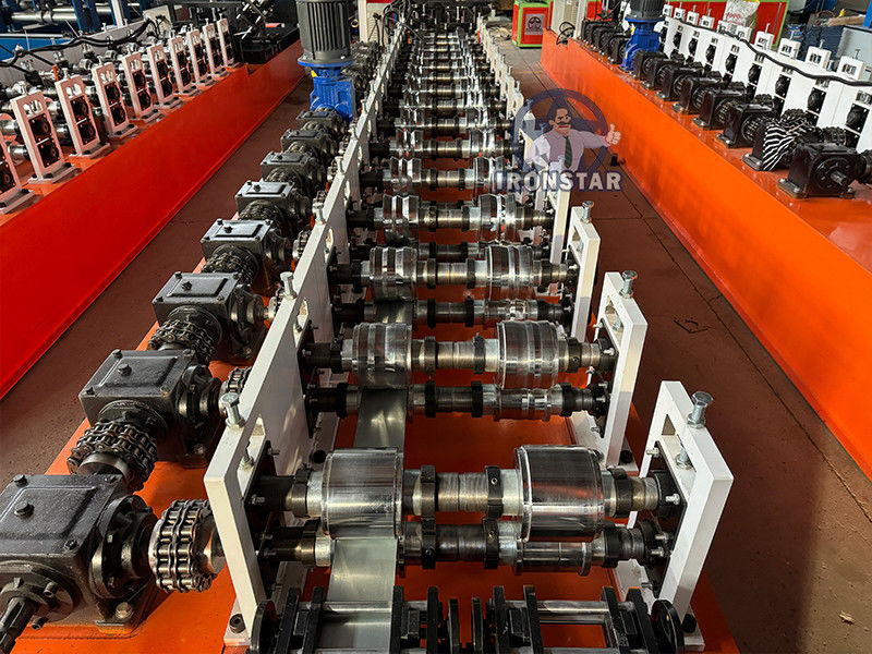 Automatic shadow wall angle 2 in 1 roll forming machine in UAE Angle and U stud 2 in 1 roll forming machine c channel roll forming machine C stud roll forming machine