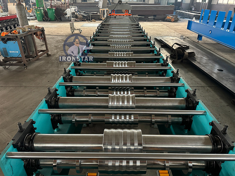 “Ironstar High Precision Japan Standard 600 630 660mm Wave Roof Tile Making Machine Automatic Roofing Sheet Roll Forming Line”