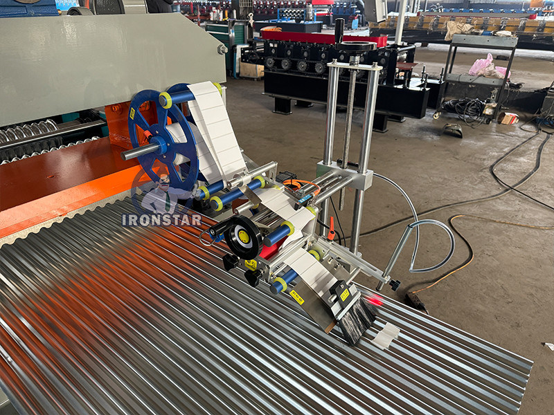 “Ironstar High Precision Japan Standard 600 630 660mm Wave Roof Tile Making Machine Automatic Roofing Sheet Roll Forming Line”