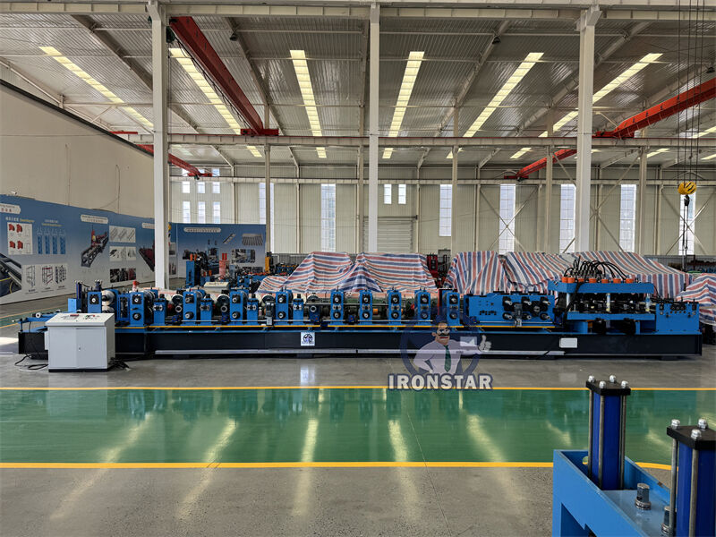 “Hydraulic Fast Adjustment CZ Purlin Roll Forming Machine Full Automatic Quick Change for Construction ”