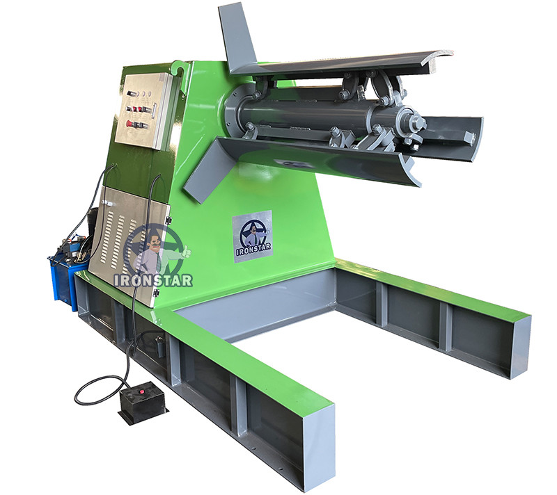 Automatic Roll Forming Machine Parts 5 Ton Hydraulic Decoiler Machine